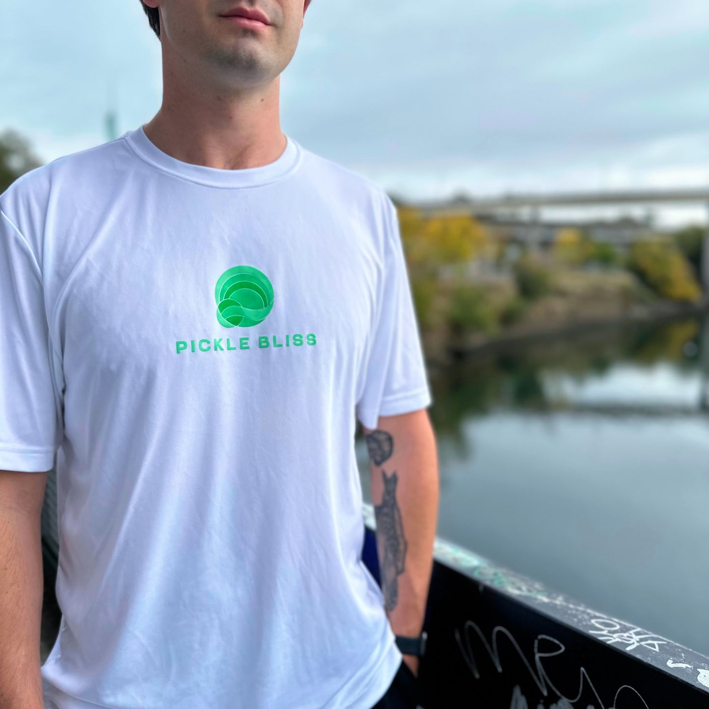 Pickle Bliss Performance Tee - White